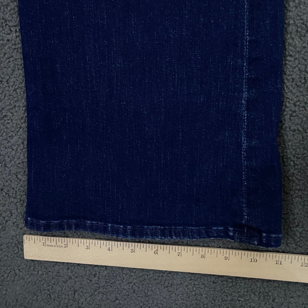 Mother Hustler Roller Sneak Jeans size 24 Blue Stretch Denim Wide Leg Flare - Picture 7 of 12